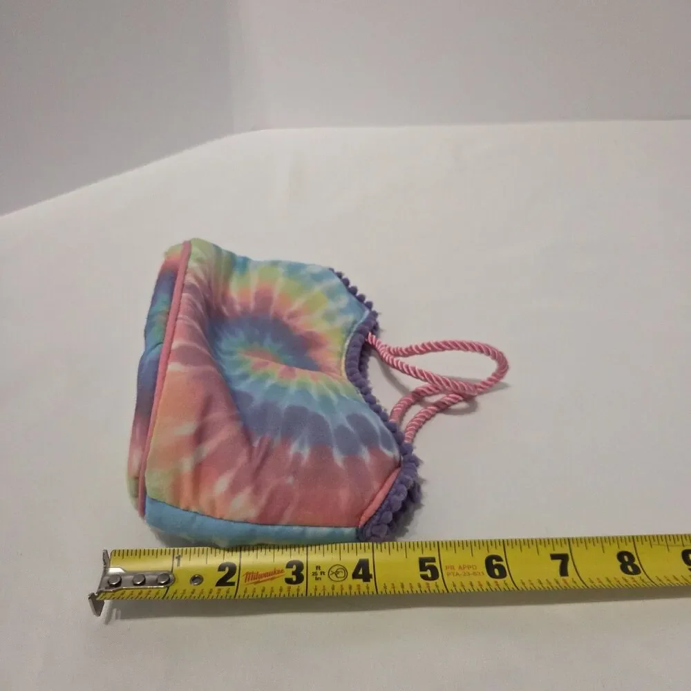 Lot Of 2 Sassy Pet Saks By Douglas Girls Spring Floral Teal Pink Orange Mini Bag